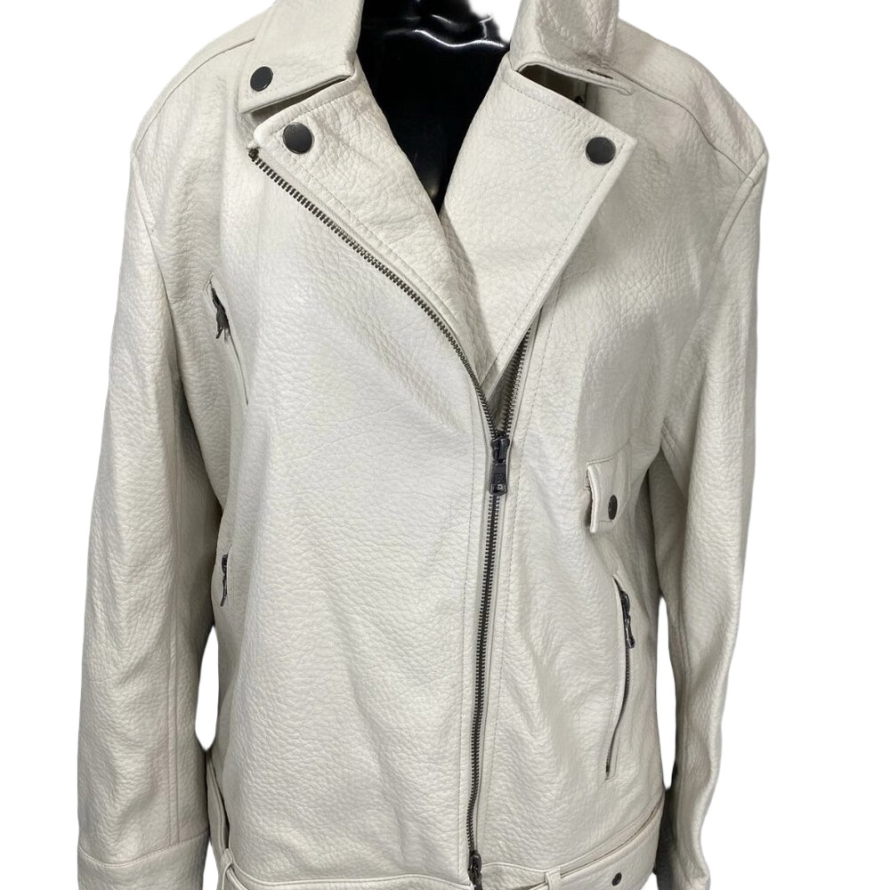 Banana Republic Vegan Faux Leather Moto Jacket – Size S (NWT)